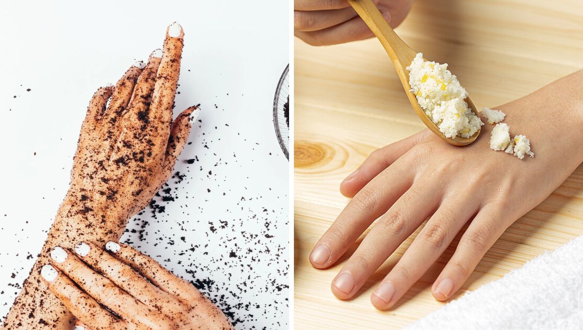 Aprendé a exfoliar tus manos para remover la piel muerta