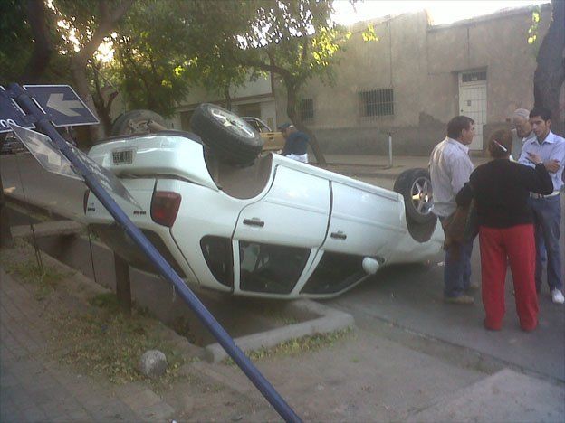 Fotonota: choque en Capital