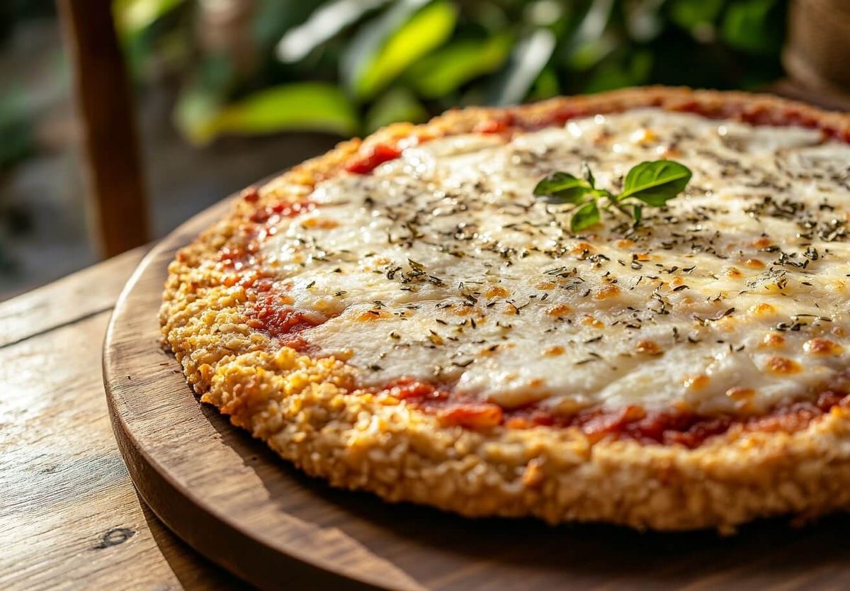 Conoce la receta de una pizza exquisita que se prepara sin harina y es más saludable.