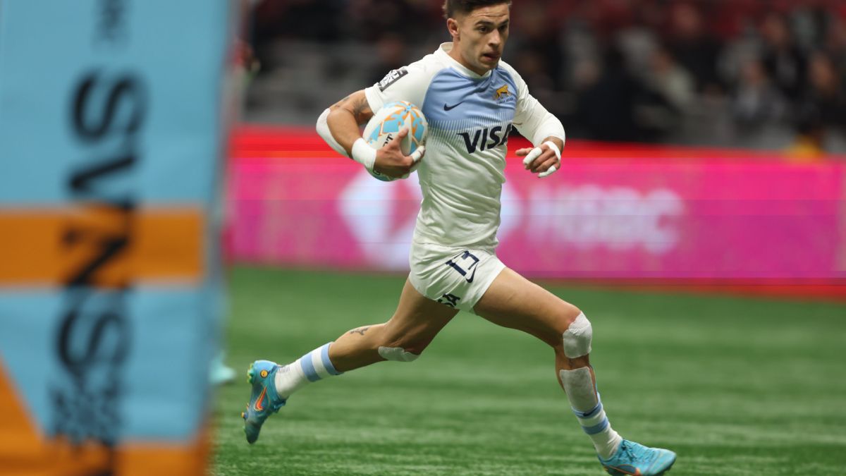 Marcos Moneta fue figura en el triunfo de Los Pumas 7s frente a Samoa en cuartos de final del Seven de Vancouver.