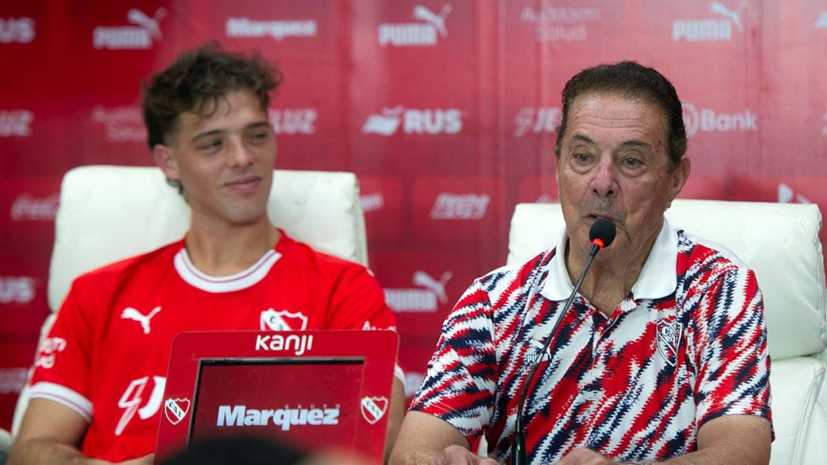 Santi Maratea y Pepé Santoro lanzaron la colecta de Independiente