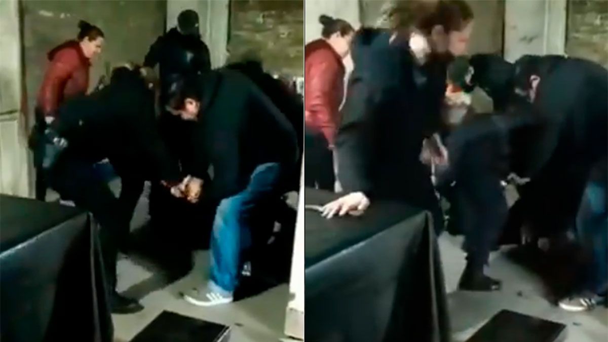 Un hombre apuñaló a un policía que trataba de detenerlo