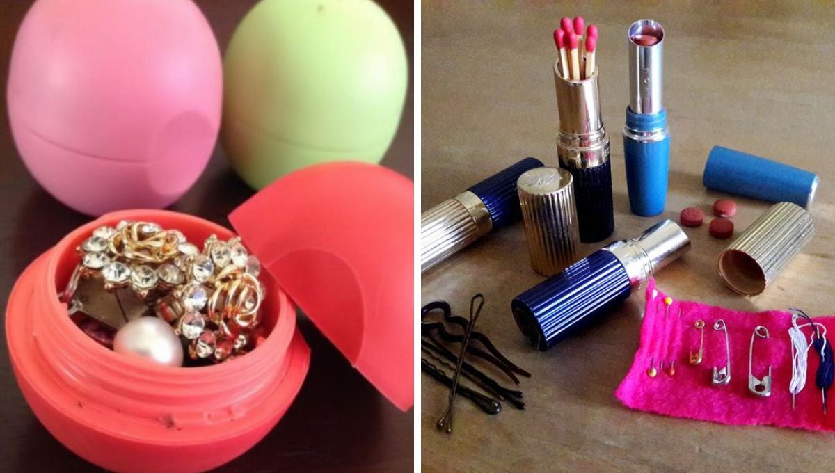 Reciclar envases de labiales. Reciclar envases de labiales.