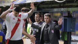 Marcelo Gallardo apeló al irritante gesto que patentó Amadeo Labruna cada vez que River Jugaba en cancha de Boca Juniors.