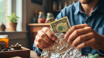 Envolver un dólar en papel aluminio: por qué recomiendan hacerlo y para qué sirve Envolver un dólar en papel aluminio: por qué recomiendan hacerlo y para qué sirve
