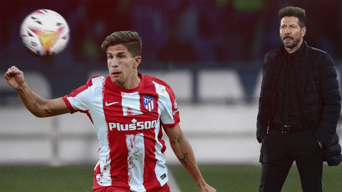 Giuliano Simeone sumó sus primeros minutos en la primera del Atlético de Madrid.