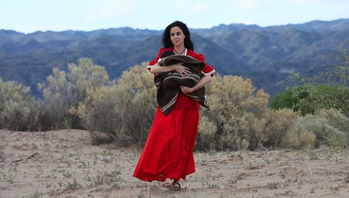 Imagen alusiva de la Difunta Correa y su leyenda Imagen alusiva de la Difunta Correa y su leyenda