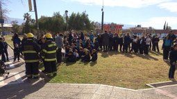 Evacuaron la escuela Rawson de Godoy Cruz por una fuga de gas