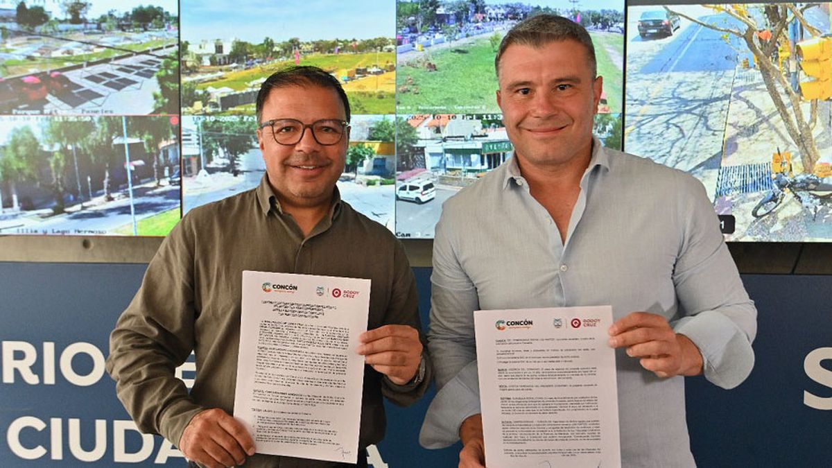 Freddy Ramírez, alcalde de Concón, y Diego Costarelli, intendente de Godoy Cruz. Freddy Ramírez, alcalde de Concón, y Diego Costarelli, intendente de Godoy Cruz.