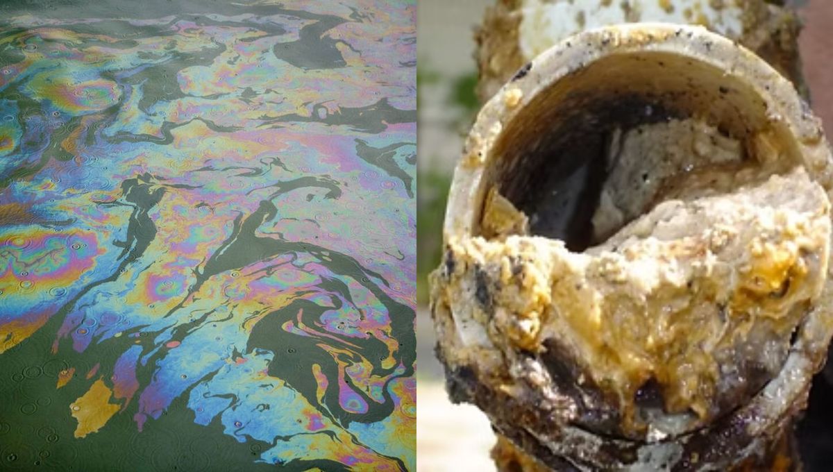 Destapar las cañerías en este estado puede ser muy complejo y engorroso.  Destapar las cañerías en este estado puede ser muy complejo y engorroso. 