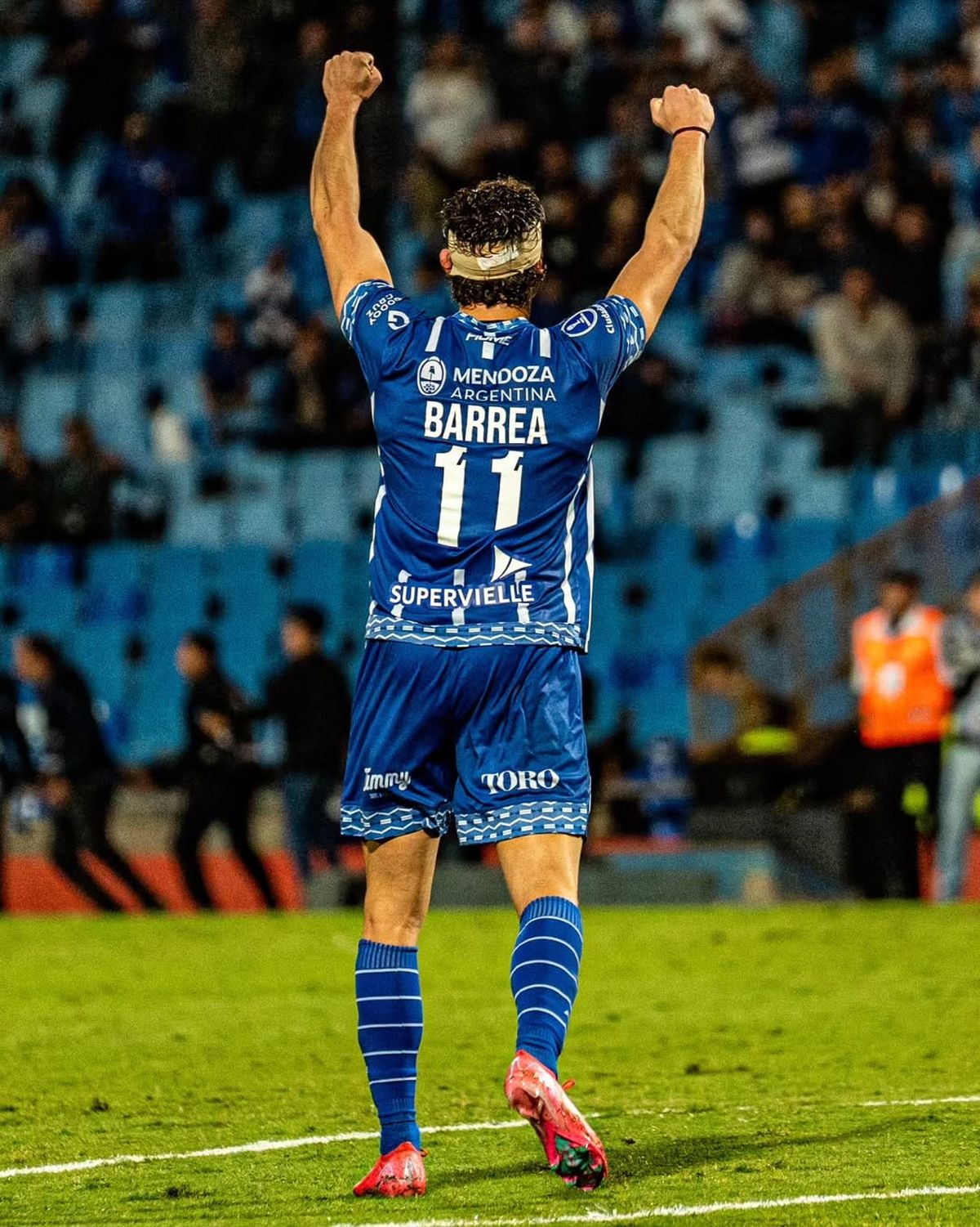 Daniel Barrea en el encuentro ante Gremio por Copa Sudamericana. Foto: Gentileza Prensa Godoy Cruz.&nbsp;