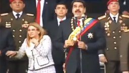 Fuerte explosión en un acto de Nicolás Maduro en Caracas