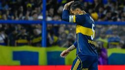 Leandro Paredes se enojó con el DT de Boca. Claudio Úbeda.