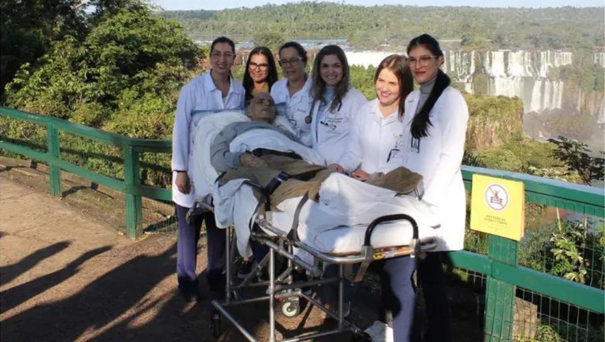 La historia de vida del paciente que pidió visitar las Cataratas del Iguazú como su último deseo