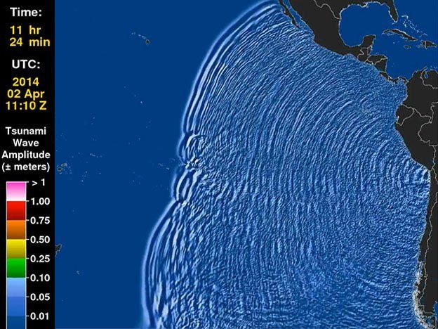 Video: así se propagó el tsunami a través de todo el Pacífico