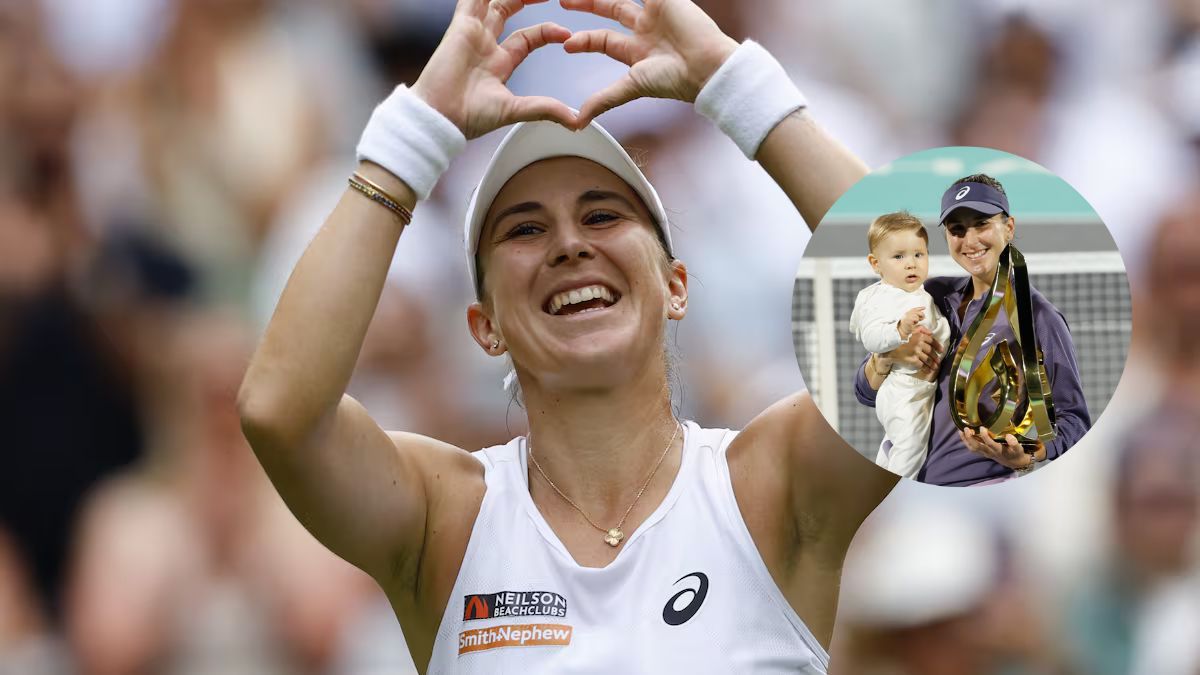 La tenista está en semis.