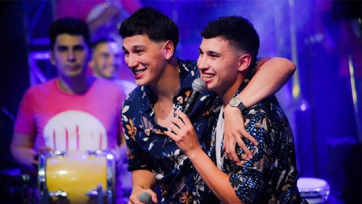 Los Herrera, la dupla de cuarteto comandada por los hermanos Fran y Fede.