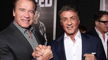 Swarzenegger y Stallone: dos potencias se saludan