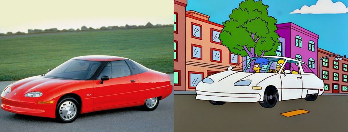 Familia amarilla. Los Simpson y el detalle de todos los autos de la mítica serie.