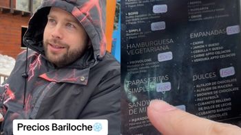 Una pareja viajó a Bariloche, salió a comer y los precios los dejaron sin palabras
