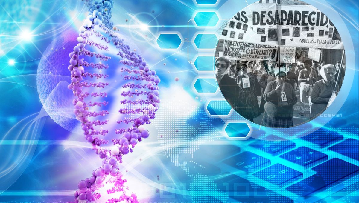 La historia del Banco de Datos Genéticos y su rol en la búsqueda de identidad en Argentina. Fuente: Canva y La Urbe