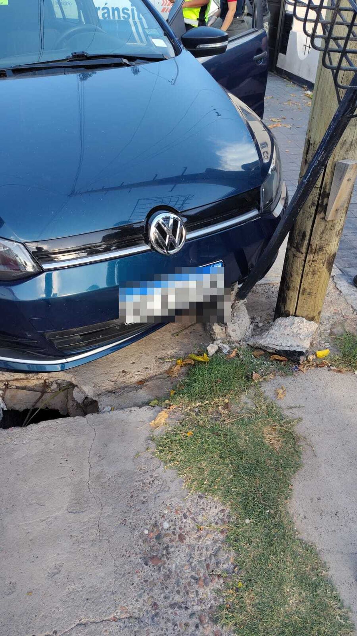El hombre chocó en calle Vergara, de Maipú.
