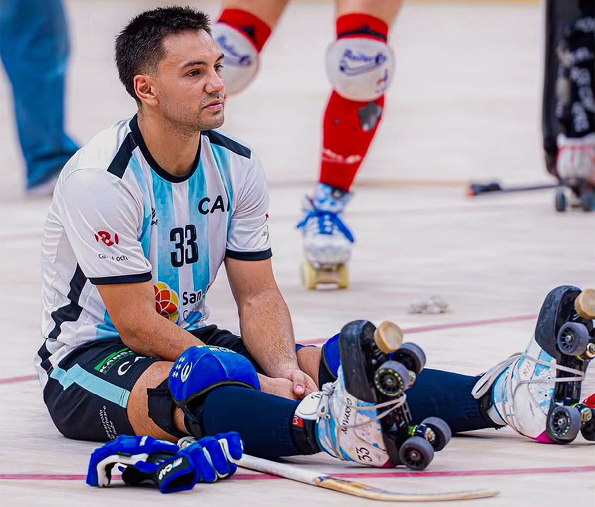 Facu Navarro hizo un gran Mundial de hockey sobre patines.