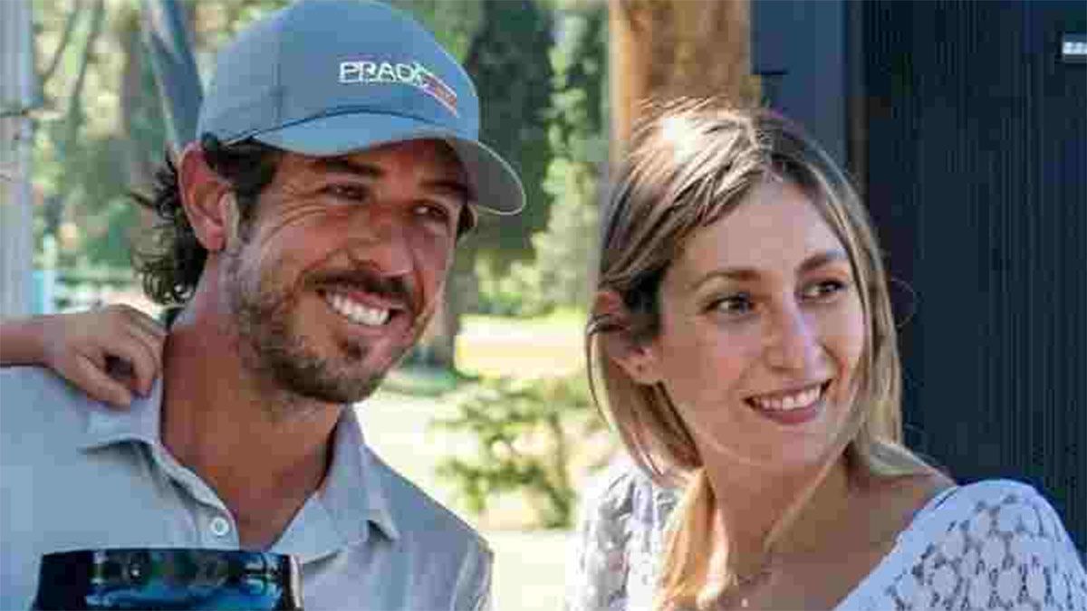 Emilio Domínguez estaba con su esposa, María Victoria.