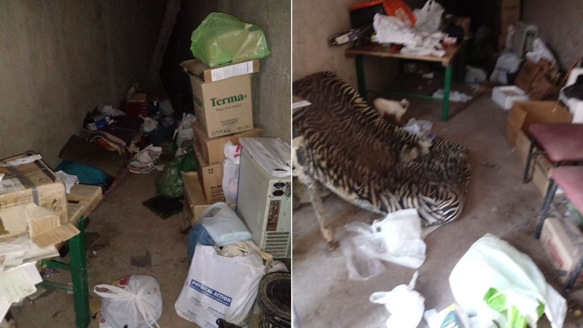 Rodeado de basura y mugre, así vivía Gil Pereg. Rodeado de basura y mugre, así vivía Gil Pereg.