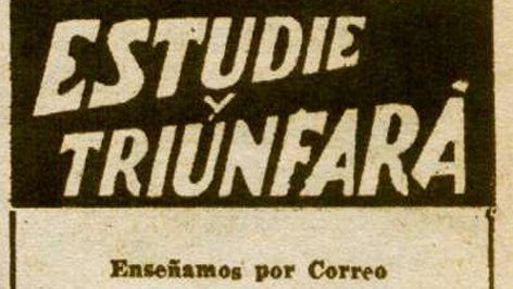 ¿Estudiaste por correspondencia? decían antes para relativizar los conocimientos de alguno. Pero fue una solución para muchos. ¿Habrá una generación nueva?&nbsp; &nbsp;