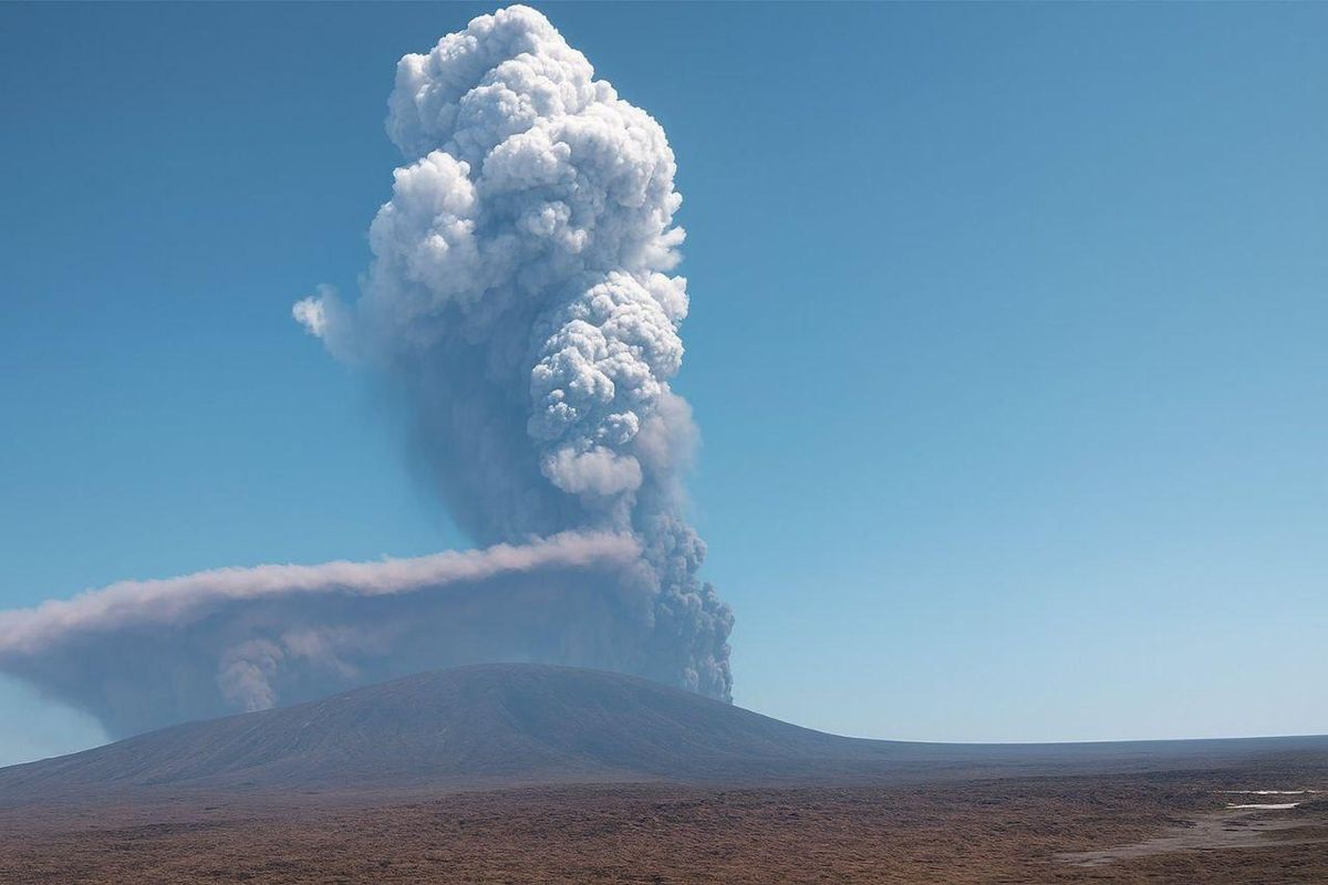 Volcán que permaneció dormido por 12 mil años hizo erupción y causó pánico