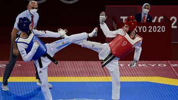 Lucas Guzmán no pudo alcanzar el bronce en taekwondo