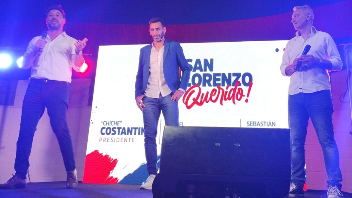 Sebastián Torrico es uno de los referentes de la lista oficialista San Lorenzo Querido