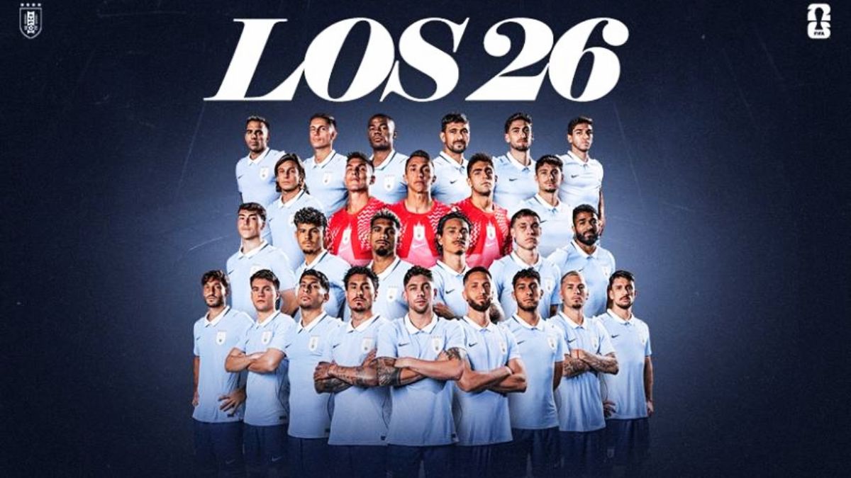 Así se presentó la Selección de Uruguay que jugará la Copa Mundial de Fútbol 2026 en Estados Unidos, México y Canadá, dirigida por Marcelo Bielsa.