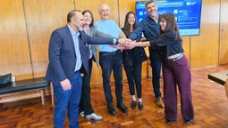 Referentes de los refugios, el Arzobispado y la Municipalidad unieron sus manos como símbolo del trabajo conjunto.