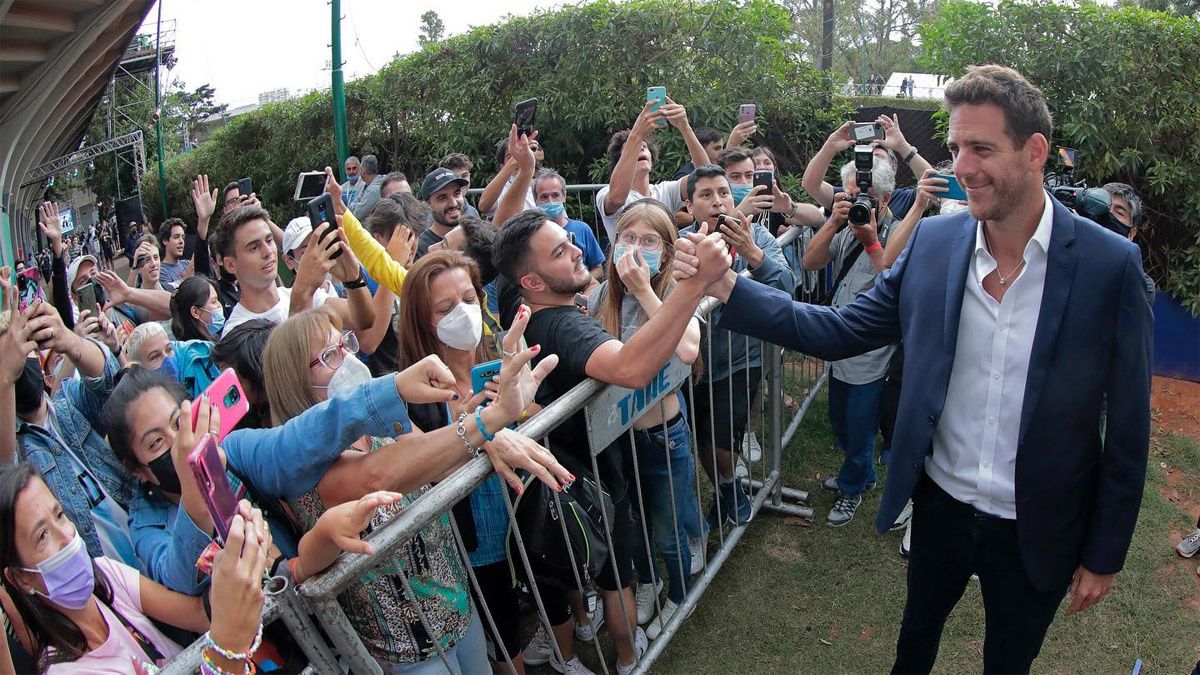 Juan Martín Del Potro seguramente será muy ovacionado en el Buenos Aires Lawn Tenis.