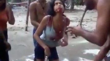 Fuerte video del exorcismo de una joven