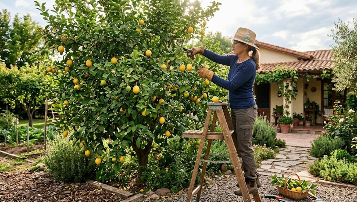 La poda es un paso fundamental en el árbol limonero.&nbsp;