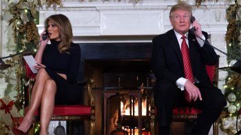 Trump le dijo a un niño quién es Papá Noel