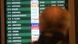 Al menos 40 vuelos fueron cancelados por el paro de aeronáuticos