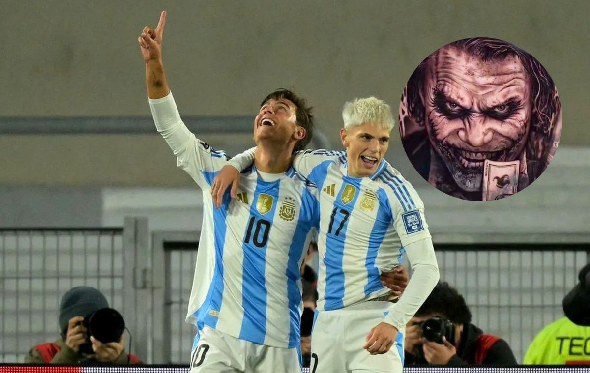 Sin Mundial, pero con un enorme tatuaje en su espalda.