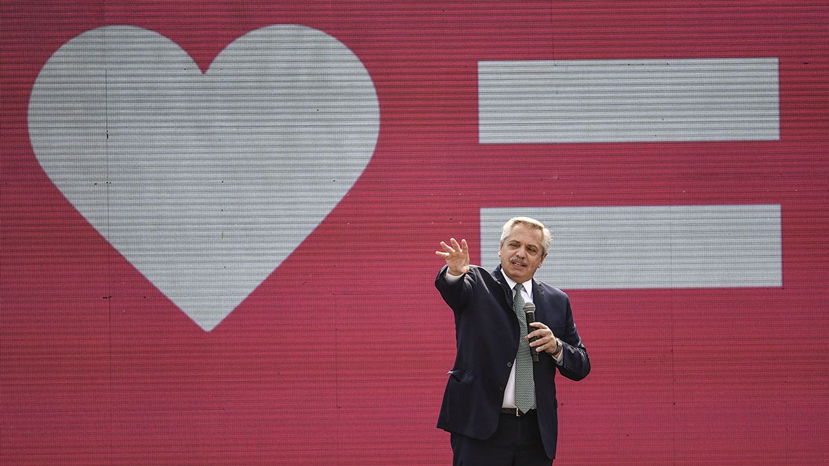 Alberto Fernández: Somos un movimiento donde el amor nos hace felices