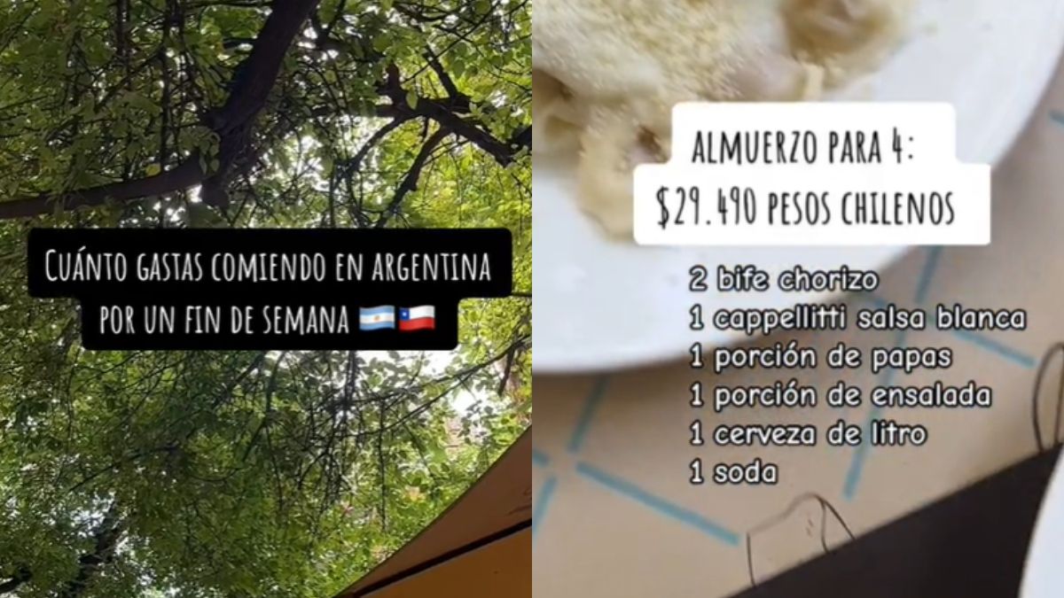 Una chilena mostró lo que gastó en un fin de semana en Argentina y sorprendió a todos