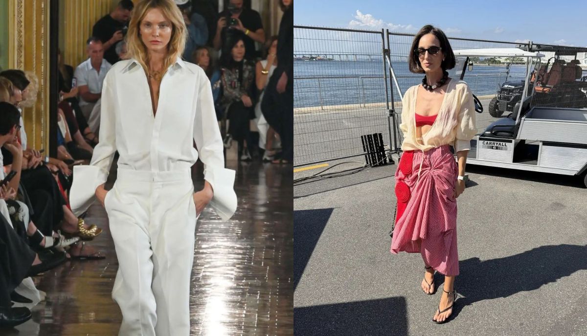 Los tonos blancos protagonizaron los diferentes atuendos. Los tonos blancos protagonizaron los diferentes atuendos.