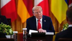 El presidente de Estados Unidos, Donald Trump, criticó el ataque de Israel en Catar, un gran aliado del país estadounidense. Crédito: EFE.