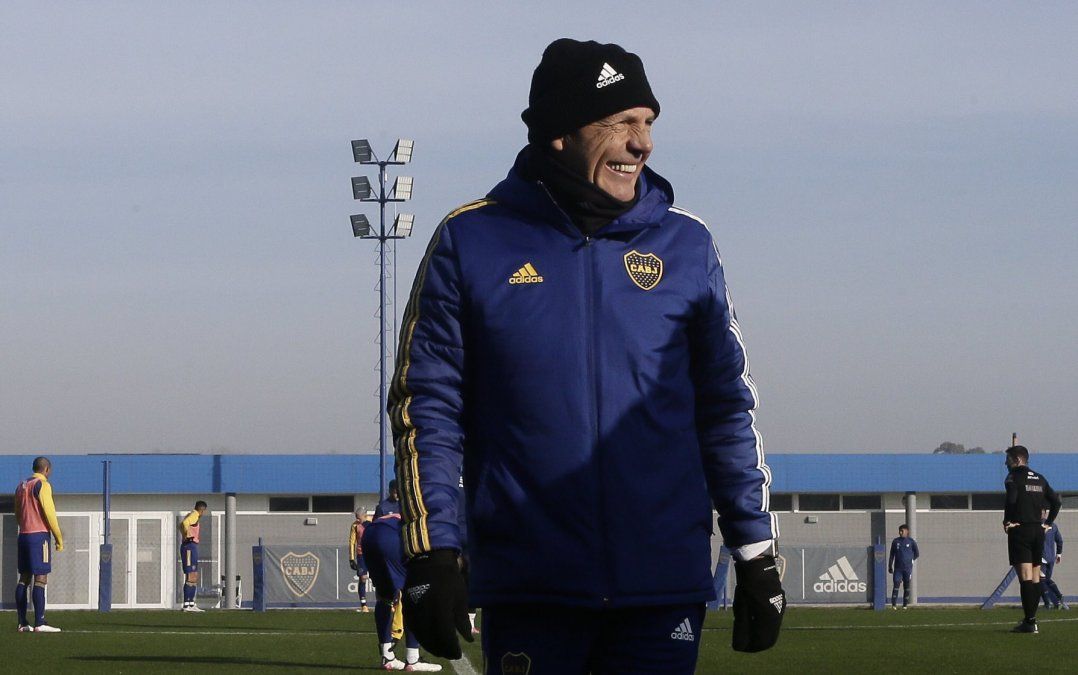 Boca y la duda de Russo para el partido con Atlético Mineiro