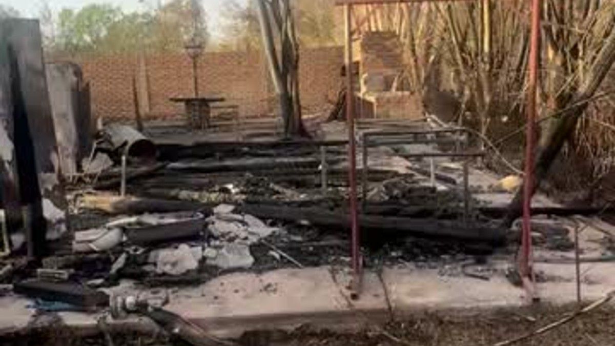 Se prendió fuego un cañaveral en Lavalle y se incendiaron 7 casas