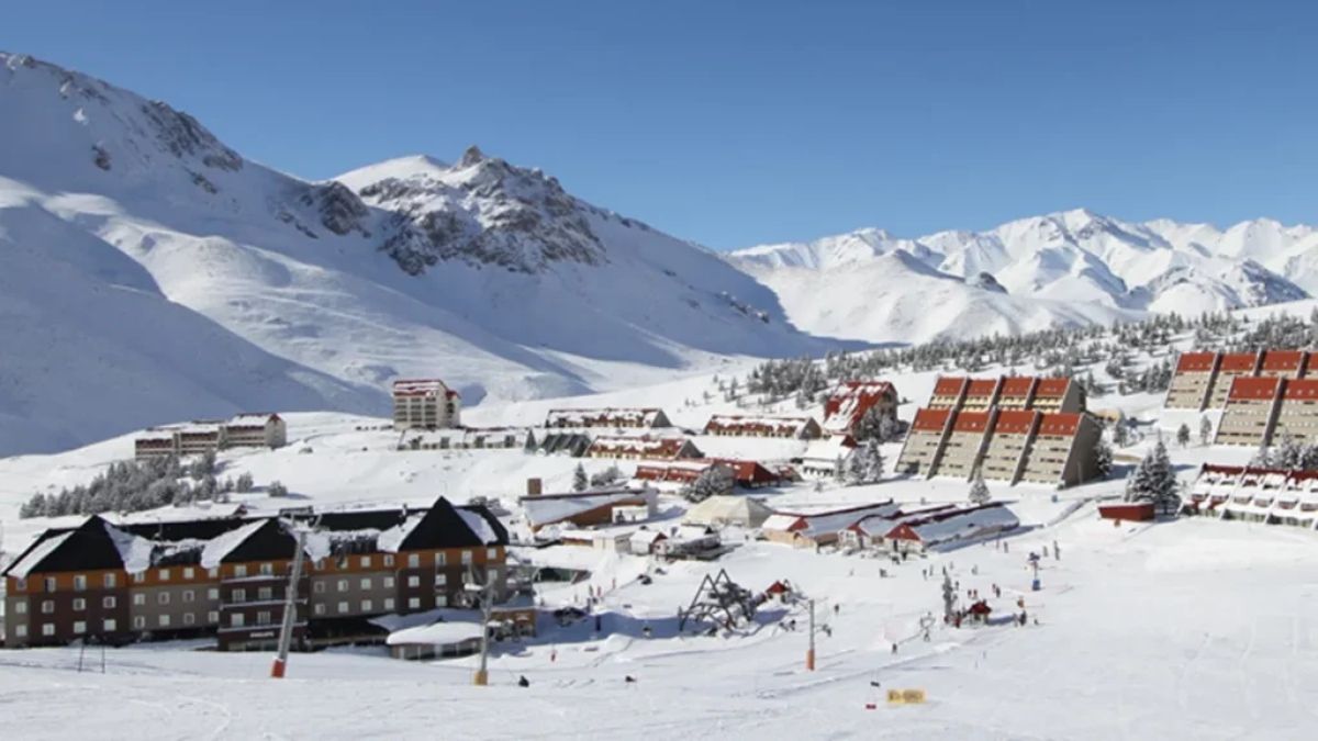 Hermosa vista invernal de Las Leñas. Hermosa vista invernal de Las Leñas.