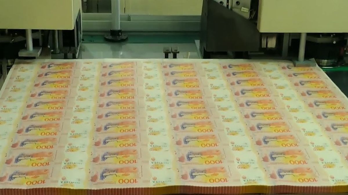 Un porcentaje de los billetes de $1.000 se fabricarán en España.