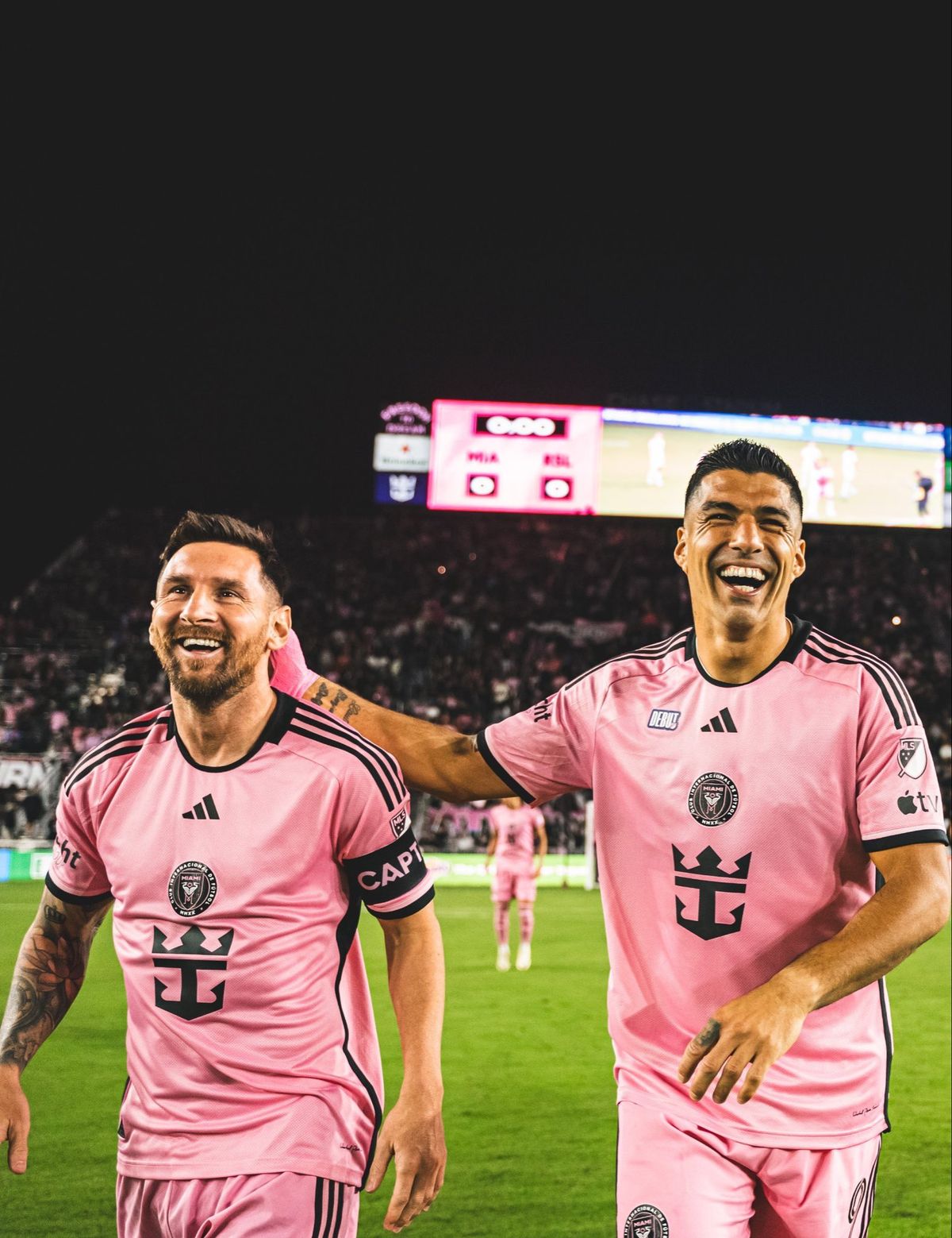 Luis Su&aacute;rez actualmente milita en el Inter Miami junto a Lionel Messi.&nbsp;